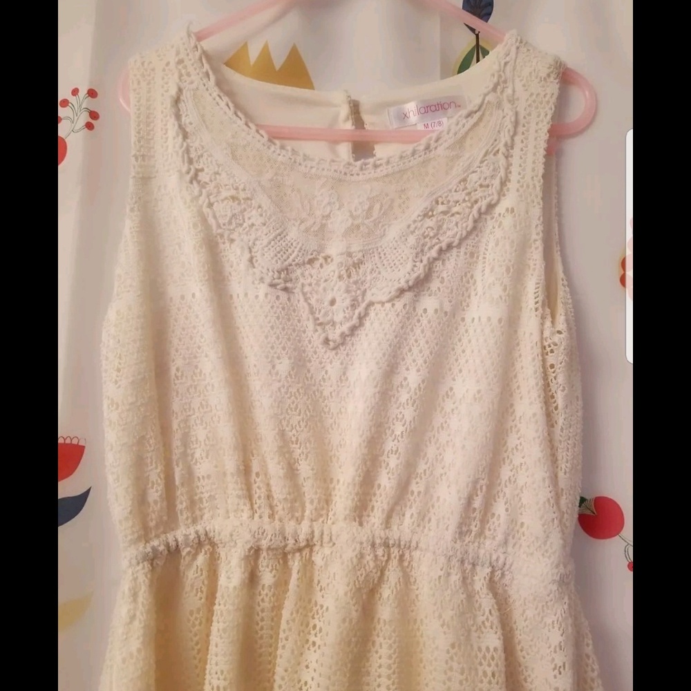 Xhilaration girls crochet dress size 7-8 - Picture 2 of 4